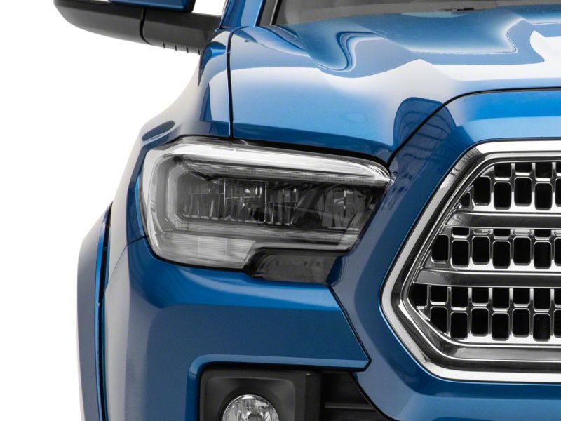 Raxiom 16-23 Toyota Tacoma w/ Factory Halogen DRL LED Headlights- Blk Housing (Clear Lens) - TT8291