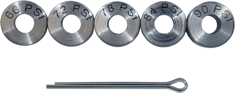 Boundary 89-05 Ford/Mazda BP (All Types) I4 Shim Kit (7/14/21/28/35 PSI) w/Retaining Pin - BP-SH-K