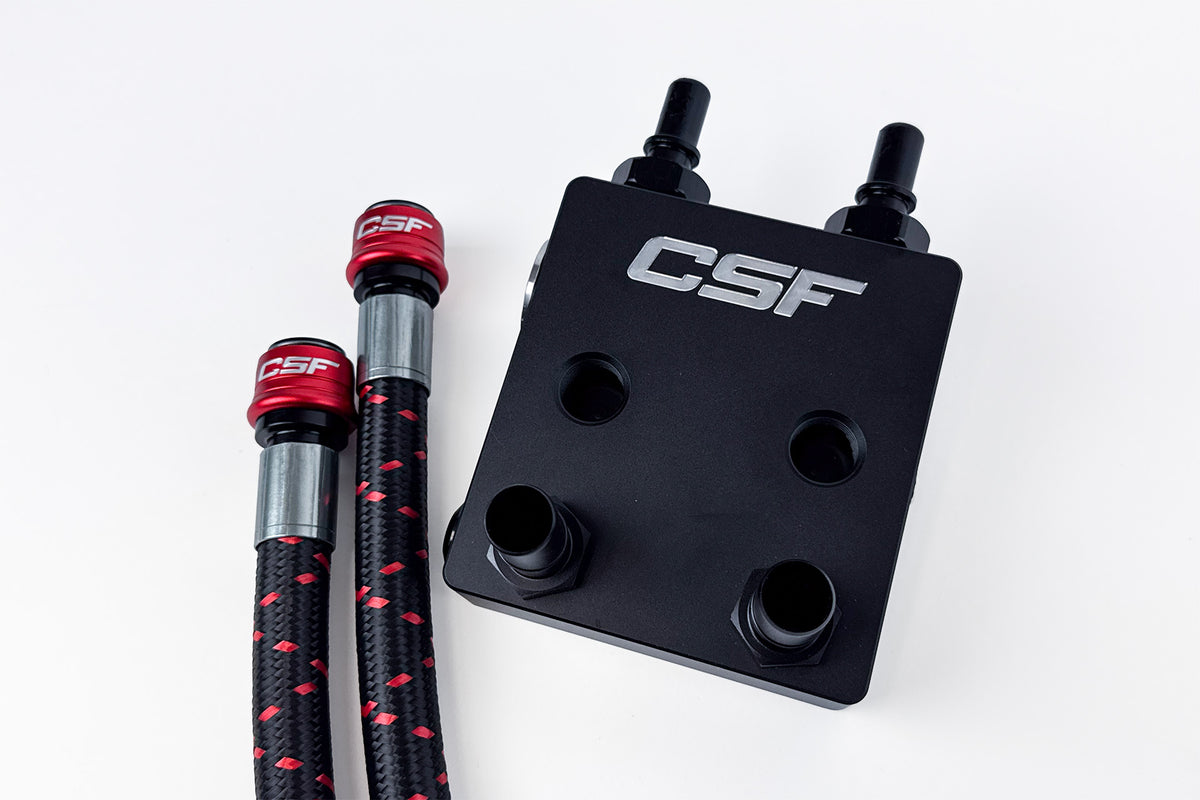 CSF 2021+ Ford Bronco 2.7L EcoBoost External Transmission Oil Cooler Kit - 8350