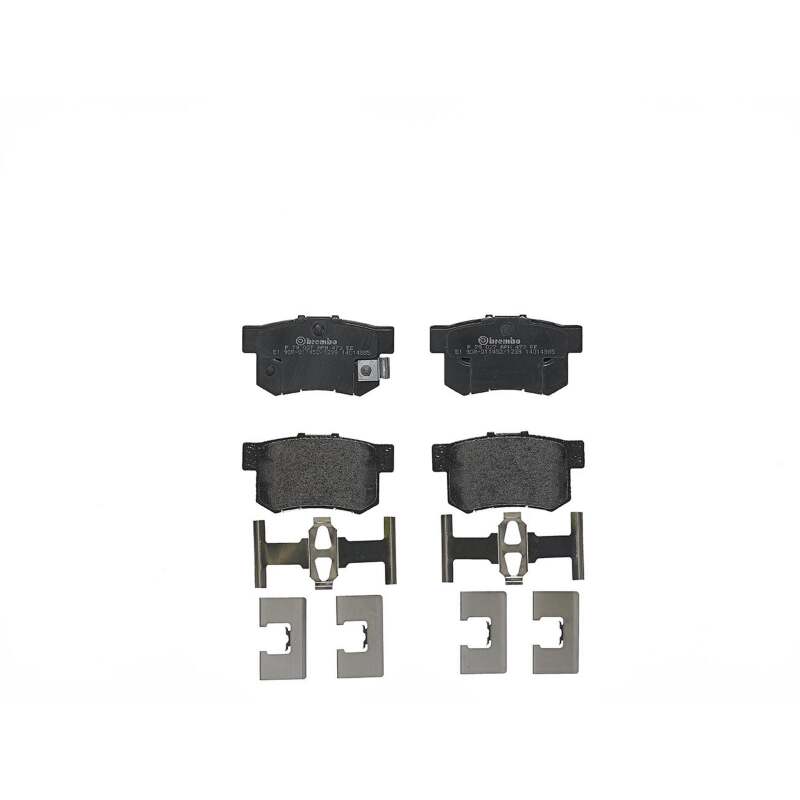 Brembo OE 07-13 Suzuki SX4/2012 SX4 Crossover PRIME Low-Met Brake Pad - Rear - P79027