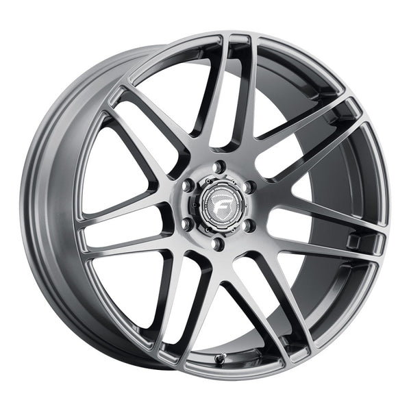 Forgestar X14 22x10 / 6x139.7 BP / ET30 / 6.7in BS Gloss Anthracite Wheel - F35320084P30 by Forgestar - front view