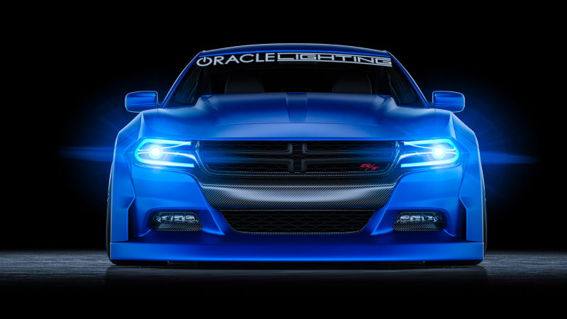 Oracle 15-21 Dodge Charger RGB+W DRL Headlight DRL  Kit - ColorSHIFT w/ BC1 Controller SEE WARRANTY - 1443-335