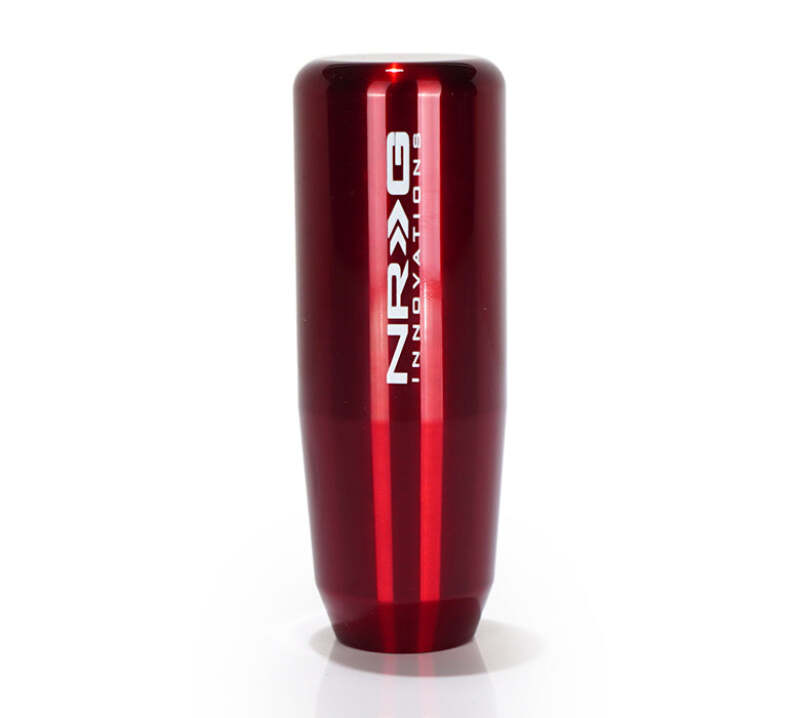 NRG Universal Short Shifter Knob - 3.5in. Length / Heavy Weight .85Lbs. - Red - SK-450RD - front view