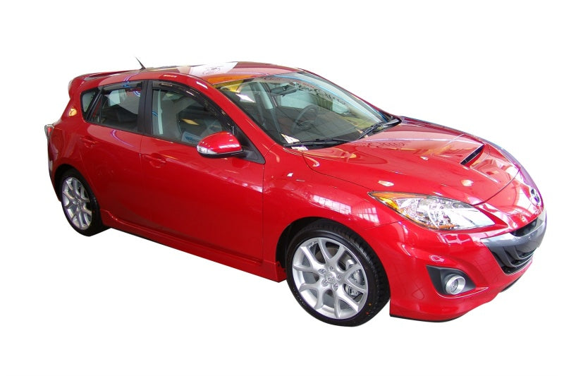 AVS 10-13 Mazda 3 (5 Door Sport) Ventvisor Outside Mount Window Deflectors 4pc - Smoke - 94325