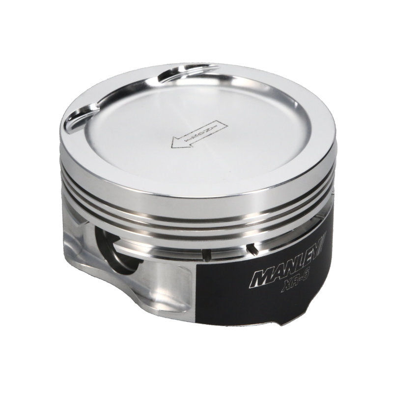 Manley Nissan (SR20DE/DET) 86.5mm +.5mm Oversized Bore 8.5:1 Dish Piston Set with Ring - 638005C-4