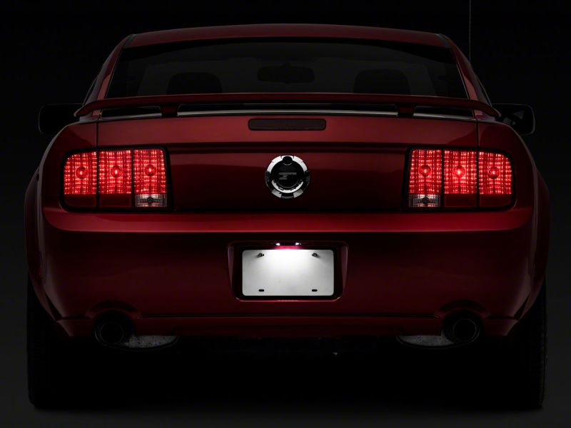 Raxiom 05-09 Ford Mustang Axial Series LED License Plate Lamps - 413032