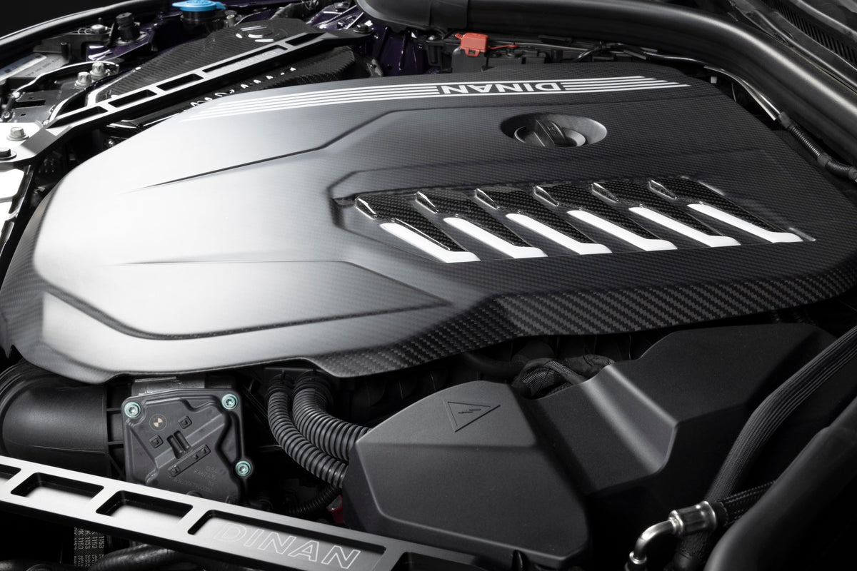 Dinan - Matte Carbon Fiber Engine Cover - 2020-2026 BMW B58D - D590-0004