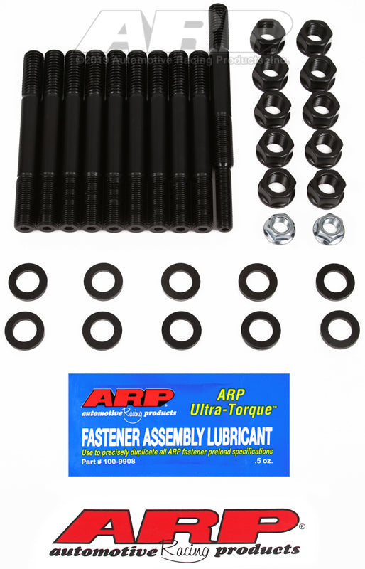 ARP Ford 351W 2-Bolt Main Stud Kit Dual Rear Sump Oil Pan - 154-5409