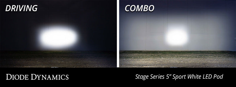 Diode Dynamics 21-22 Ford F-150 SS5 Bumper LED Pod Light Kit - Pro White Combo - DD7330