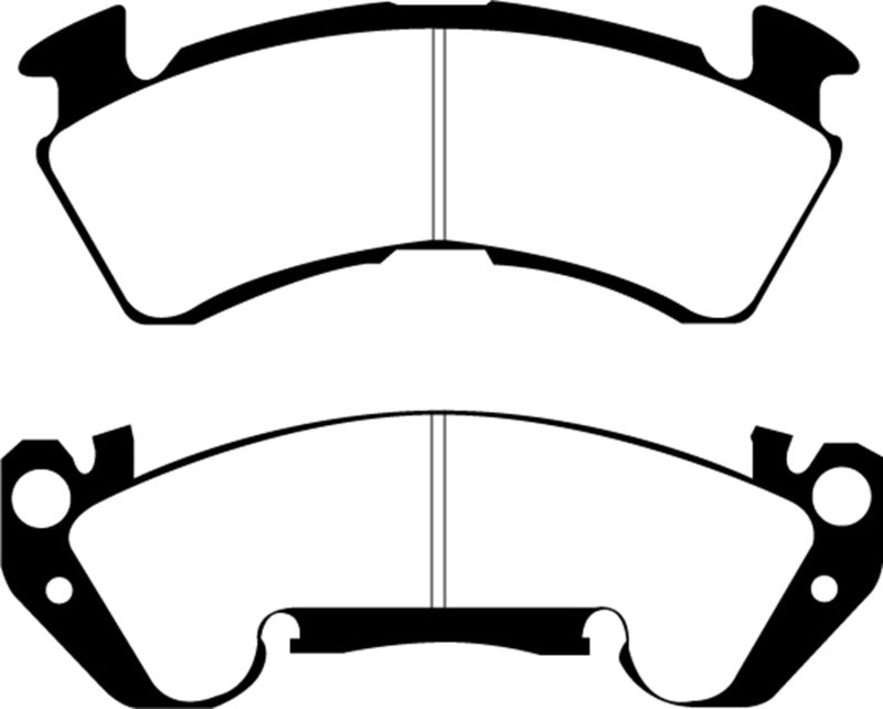 EBC 92-96 Chevrolet Caprice 4.3 Police Yellowstuff Front Brake Pads - DP41147R