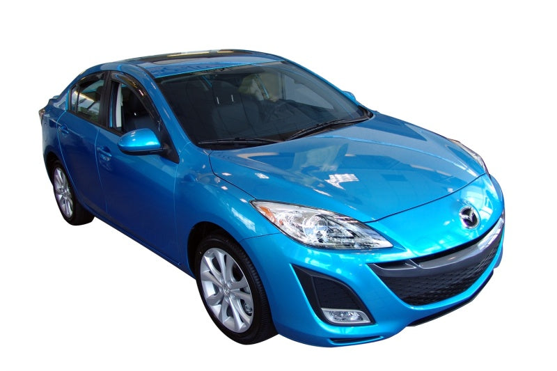 AVS 10-13 Mazda 3 Ventvisor Outside Mount Window Deflectors 4pc - Smoke - 94257