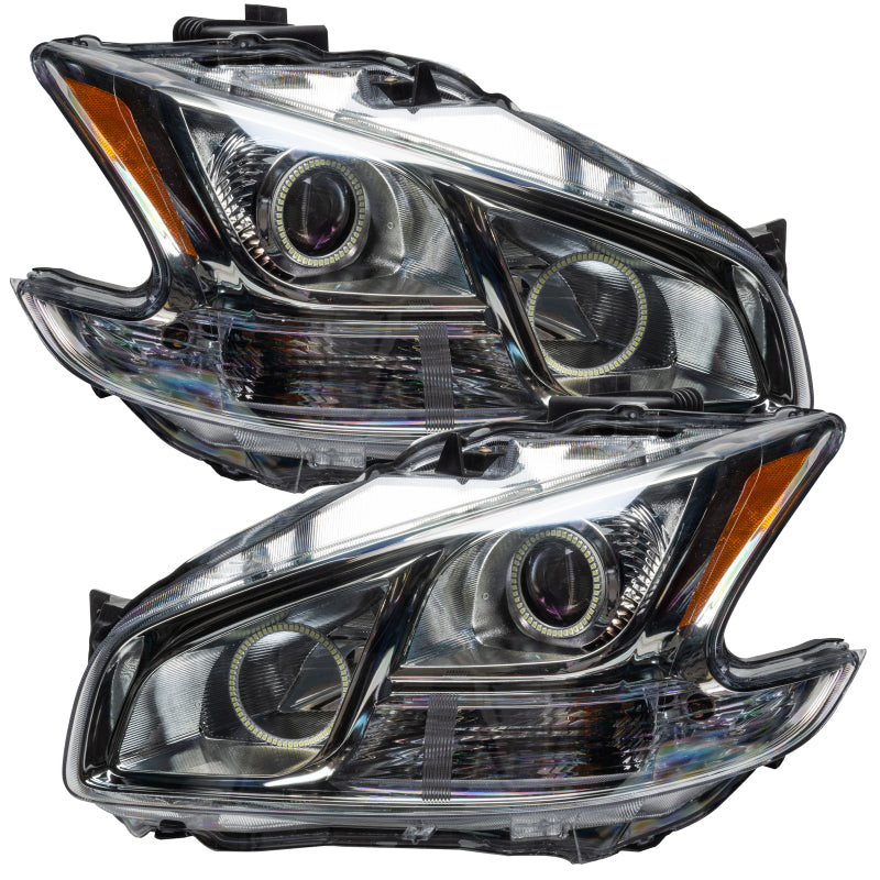 Oracle 09-13 Nissan Maxima SMD HL (Non-HID)-Chrome - ColorSHIFT w/ 2.0 Controller SEE WARRANTY - 7177-333