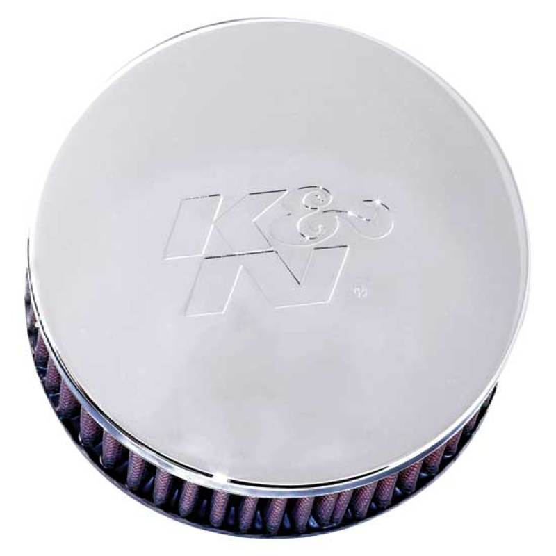 K&amp;N Universal Chrome Filter 2.438in Flange ID x 5.125in OD x 2in H - RC-0850