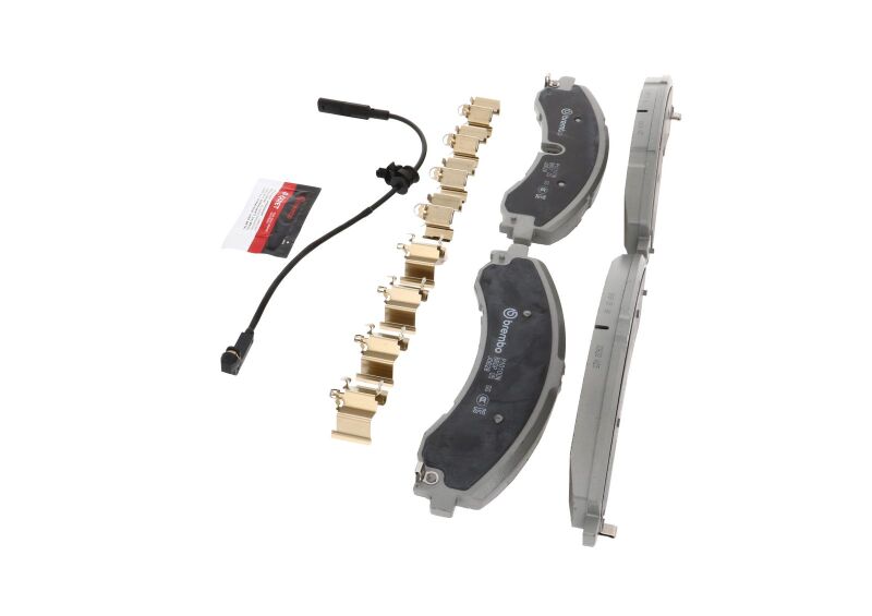 Brembo OE 20-21 Chevy Silverado 2500 HD/3500 HD/GMC Sierra 2500 HD Ceramic Brake Pad - Front - P10100N