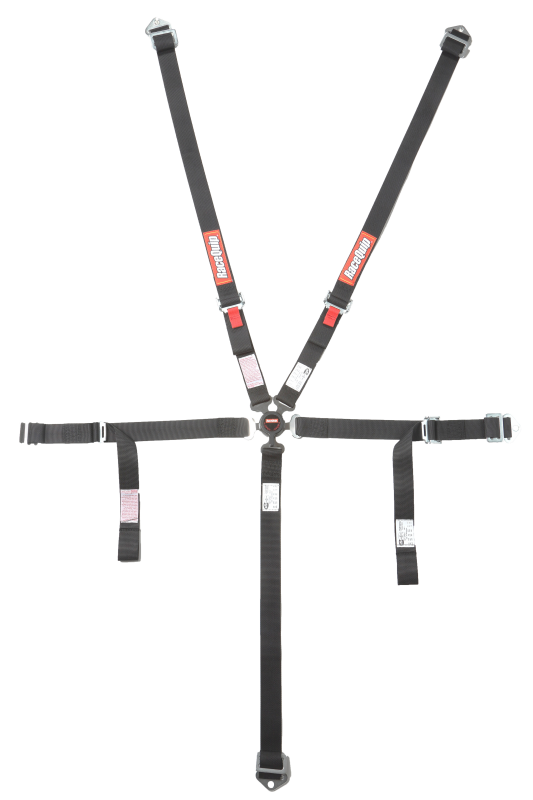 RaceQuip Black JR. CAMLOCK 5pt Seat Belt - 739009RQP