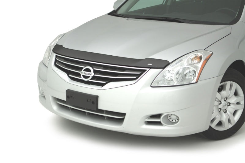 AVS 10-12 Nissan Altima Aeroskin Low Profile Acrylic Hood Shield - Smoke - 322063