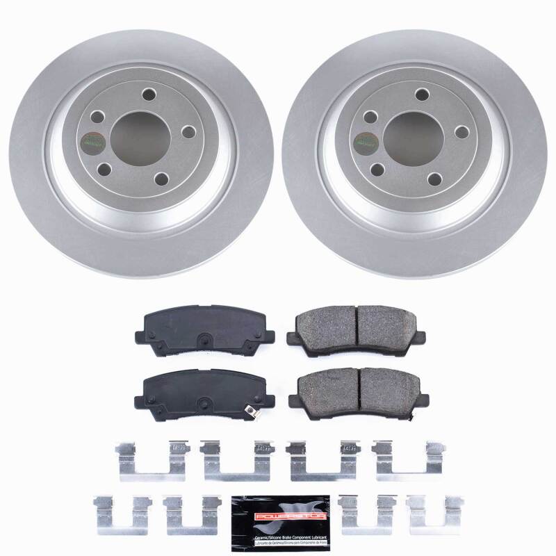Power Stop 15-23 Ford Mustang Rear Z23 Coated Brake Kit - CPK6813-23