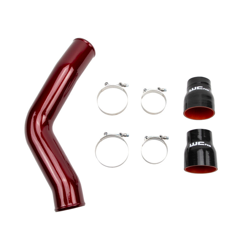 Wehrli 13-18 Cummins 6.7L Passenger (Hot) Side 3.5in Intercooler Pipe - Bengal Blue - WCF100406-BB