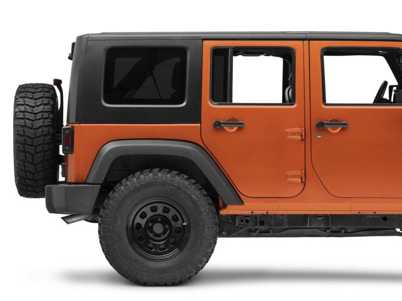 Raxiom 07-18 Jeep Wrangler JK Axial Series Vision LED Tail Lights- Blk Housing (Clear Lens) - J130809