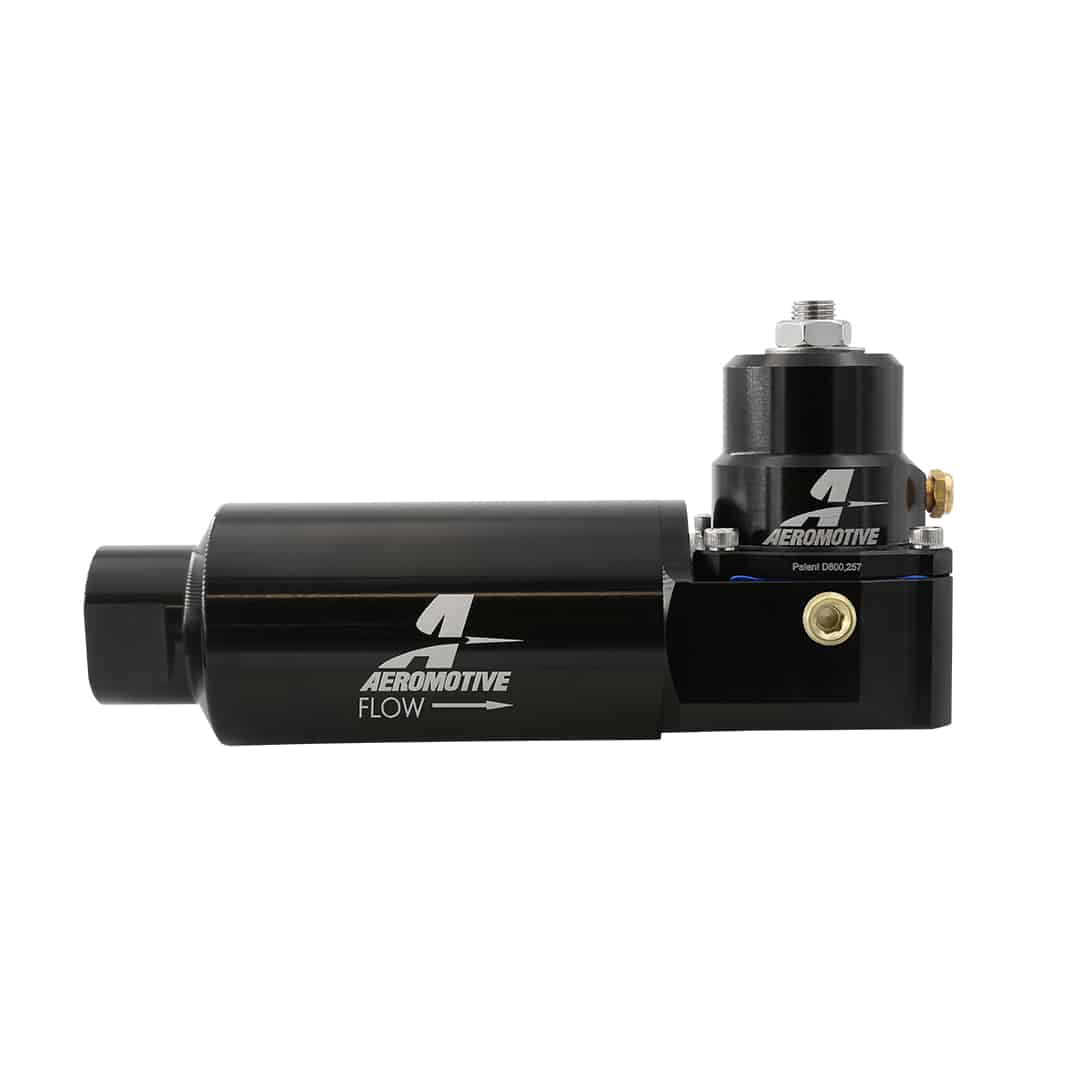 Aeromotive Regulator Filter Combo EFI 40PSI-75PSI for A1000 or Smaller - 13146