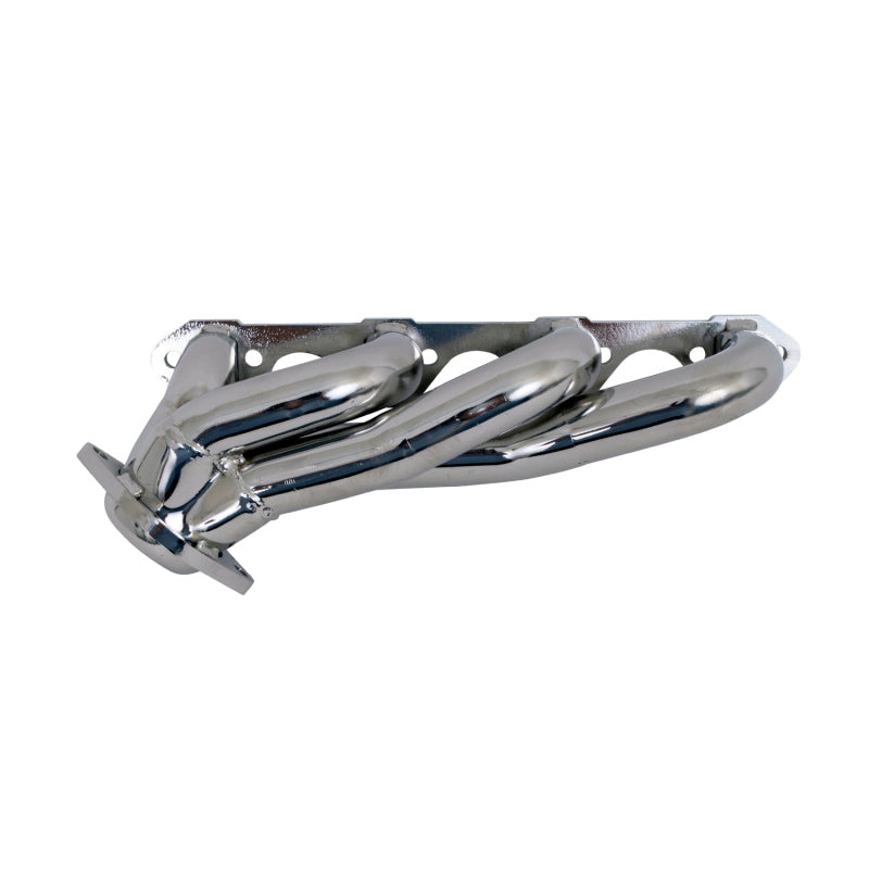 BBK 87-95 Ford F150 Truck 5.0 302 Shorty Unequal Length Exhaust Headers - 1-5/8 Silver Ceramic - 35100