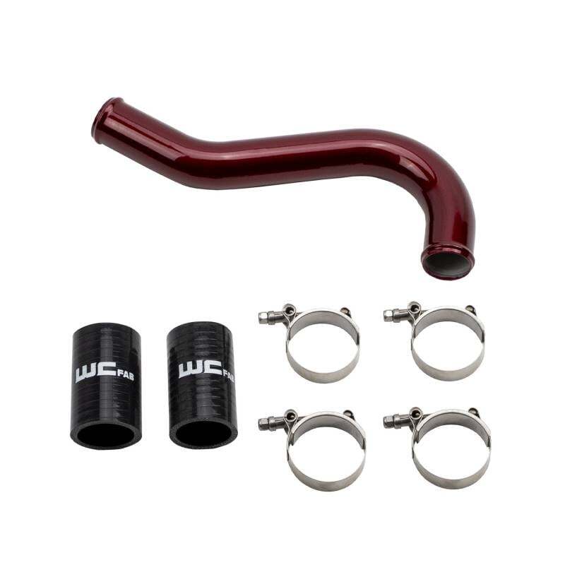 Wehrli 06-10 GM Duramax LBZ/LMM Upper Coolant Pipe - Semi-Gloss Black - WCF100622-SGB