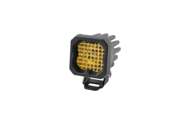 Diode Dynamics Stage Series C1 LED Pod Pro - Yellow Wide Standard ABL Each - DD6458S by Diode Dynamics - front view