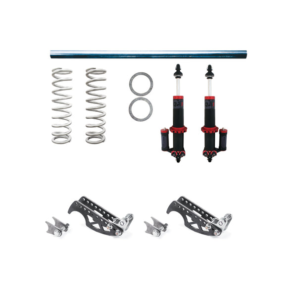 QA1 HD Pro Rear Weld-In Coilover Kit 250lb/in. MOD-Adj. 3.25in - DM501-2501 by QA1 - front view
