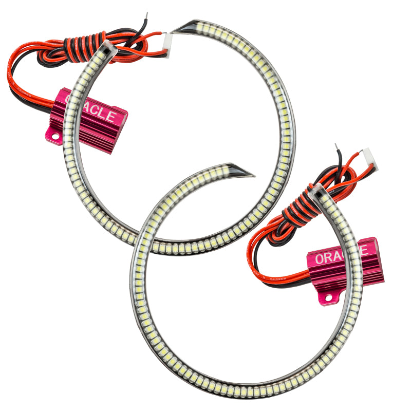 Oracle Ford Mustang 10-13 WP LED Fog Halo Kit (Grille Style) - White SEE WARRANTY - 1334-001