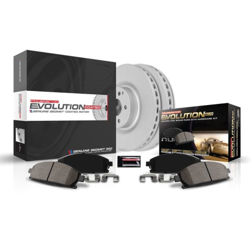 Power Stop 18-19 Subaru Crosstrek Front Z17 Evolution Geomet Coated Brake Kit - CRK7892 for 2018-2023 Subaru Crosstrek