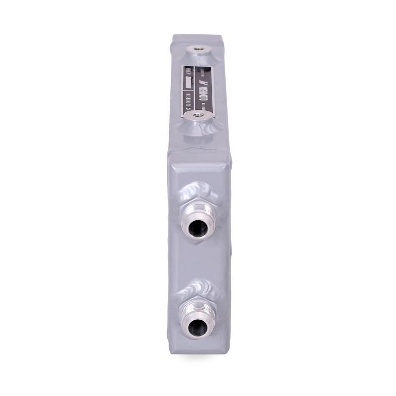 Mishimoto Universal Small Bar and Plate Dual Pass Silver Oil Cooler - MMOC-DP-SSL