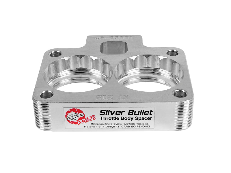 aFe Silver Bullet Throttle Body Spacers TBS Dodge Trucks 94-01 V8-5.2/5.9L - 46-32001