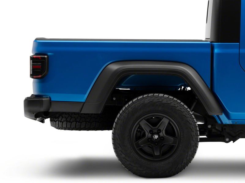 Raxiom 20-23 Jeep Gladiator JT Axial Series LED Tail Lights- Blk Housing (Smoked Lens) - JG18584