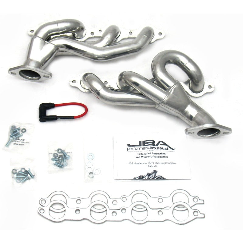 JBA 14-17 Chevy SS 6.2L LS 1-3/4in Primary Silver Ctd Cat4Ward Header - 1813SJS