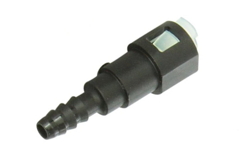 Radium Engineering Adapter Fitting 5/16 SAE Female to 3/8 Inch Hose Barb - 14-0453