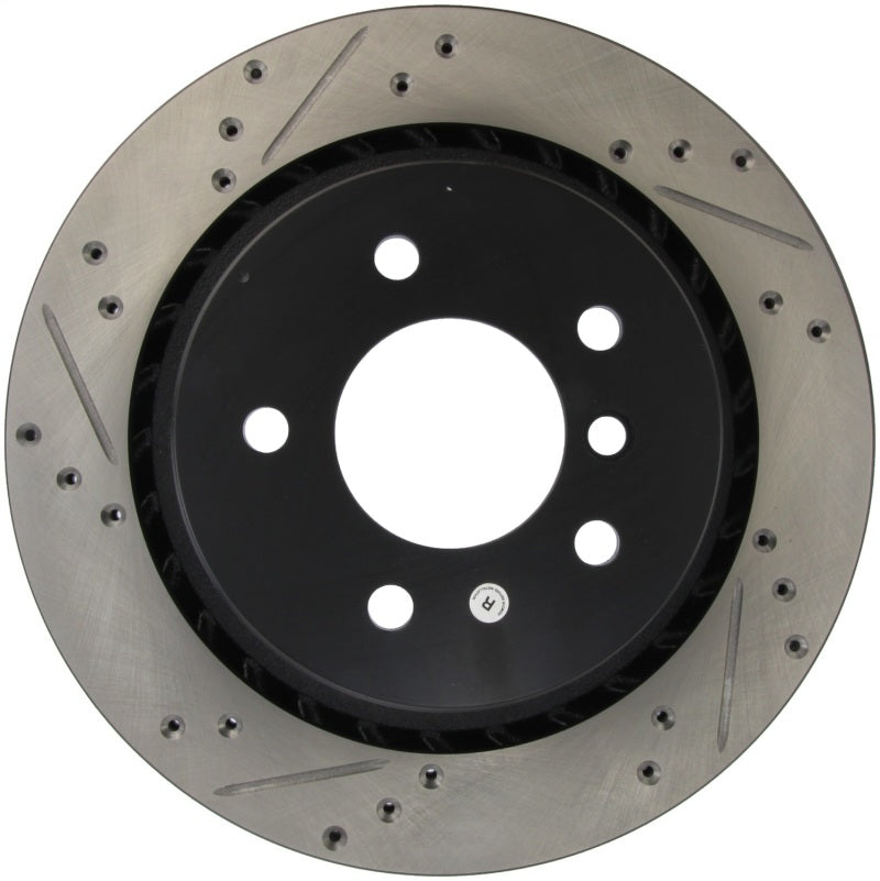 StopTech Slotted &amp; Drilled Sport Brake Rotor - 127.34037R