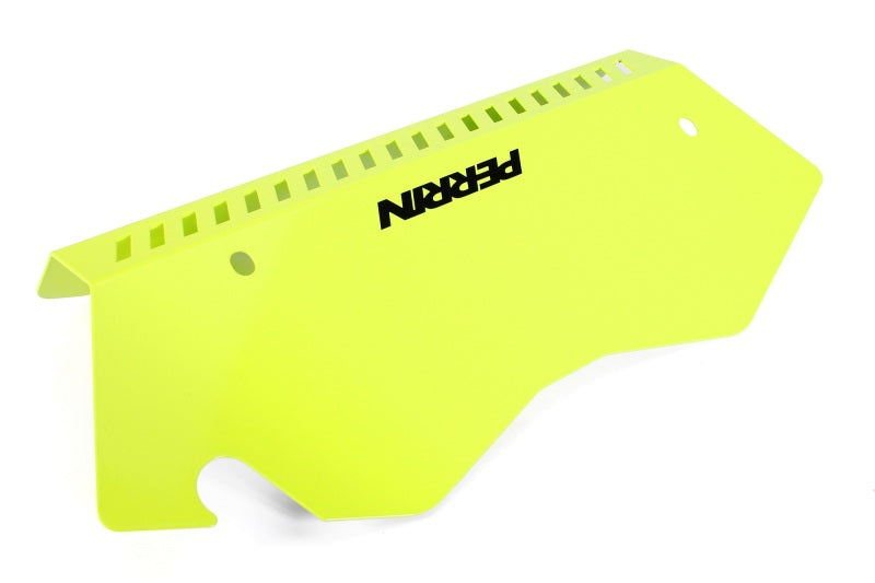 Perrin 2022+ Subaru WRX Pulley Cover - Neon Yellow - PSP-ENG-153NY