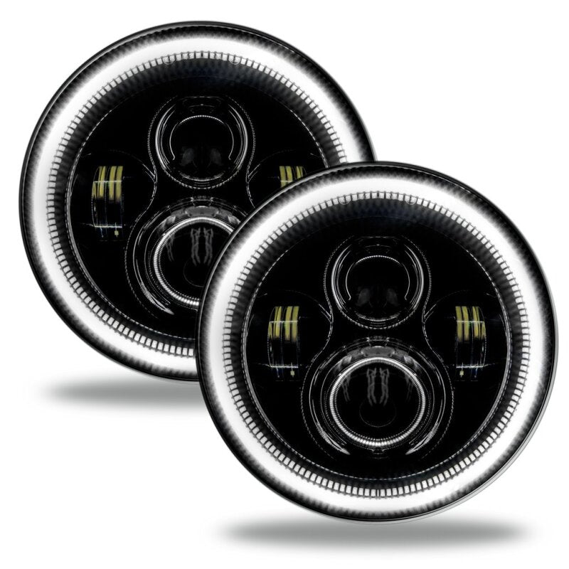 Oracle Jeep Wrangler JL/Gladiator JT 7in. High Powered LED Headlights (Pair) - White SEE WARRANTY - 5769J-001