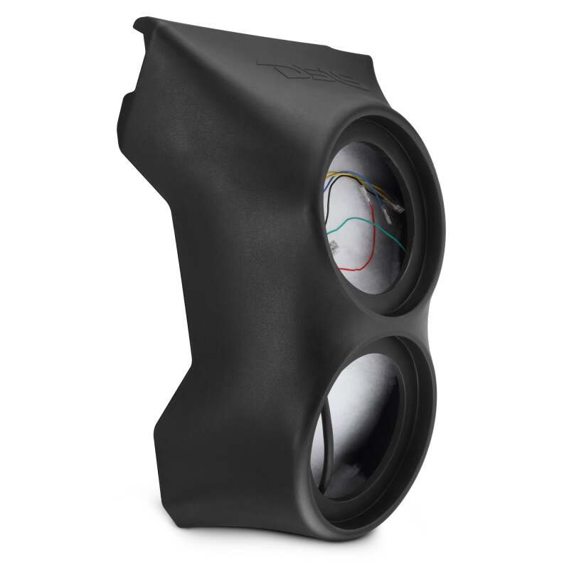 DS18 Water Fall Center Console Enclosure Fits 2 x 6.5 Speakers 2017+ 2 & 4 Door IP65 PE Material - CA-X3WFCC66 - front view