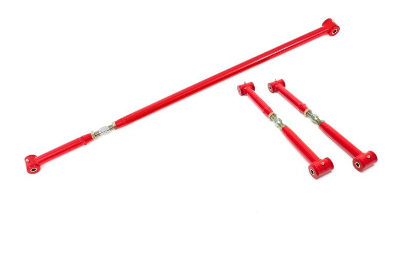 BMR 82-02 3rd Gen F-Body On-Car Adj. Rear Suspension Kit (Polyurethane) - Red - RSK035R for 1982-2002 Chevrolet Camaro - fron