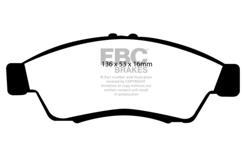 EBC 06-07 Suzuki Aerio 2.3 Greenstuff Front Brake Pads - DP21390