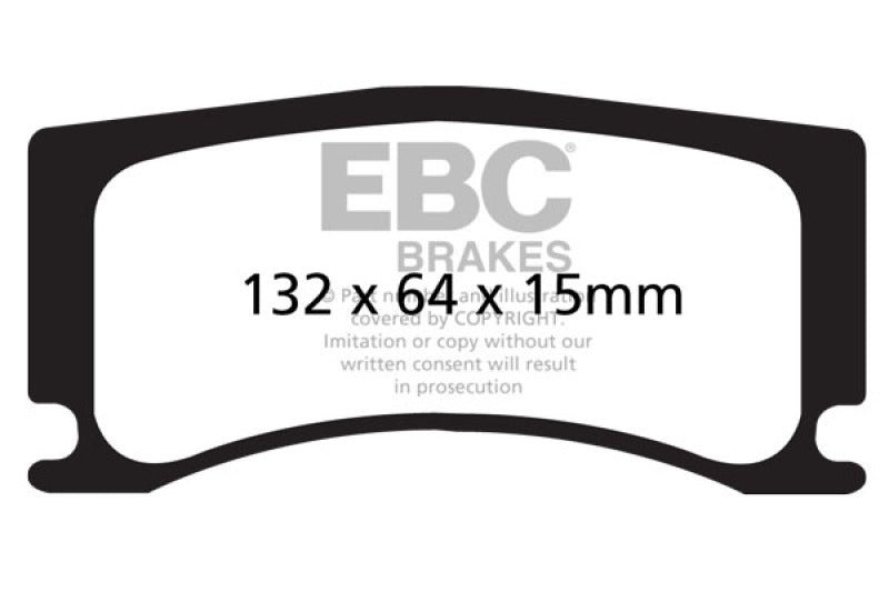 EBC 08-09 Jaguar XKR 4.2L Supercharged (Portfolio) Bluestuff Rear Brake Pads - DP52112NDX