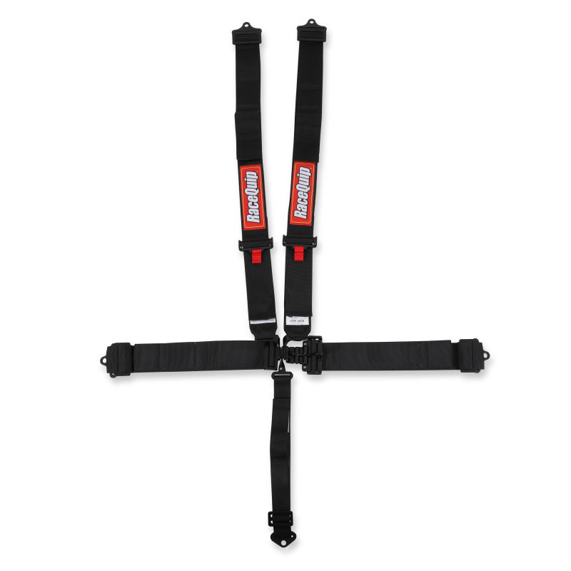 RaceQuip Black L & L 5pt Seat Belt - 711001RQP