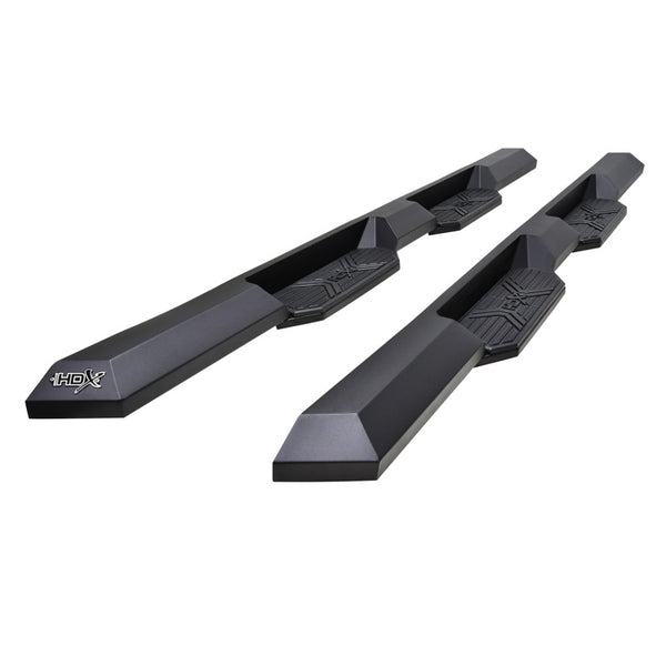 Westin 2020 Jeep Gladiator HDX Xtreme Nerf Step Bars - Textured Black - 56-24165 for 2020-2025 Jeep Gladiator - front view