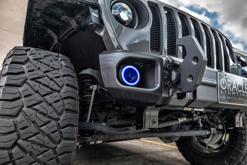 Oracle Jeep Wrangler JK/JL/JT High Performance W LED Fog Lights - w/o Controller SEE WARRANTY - 5846-334