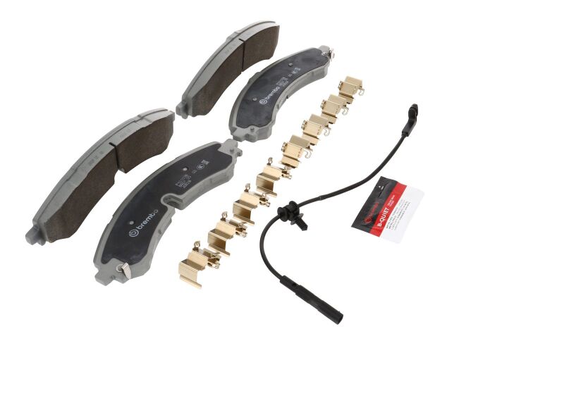 Brembo OE 20-21 Chevy Silverado 2500 HD/3500 HD/GMC Sierra 2500 HD Ceramic Brake Pad - Front - P10100N