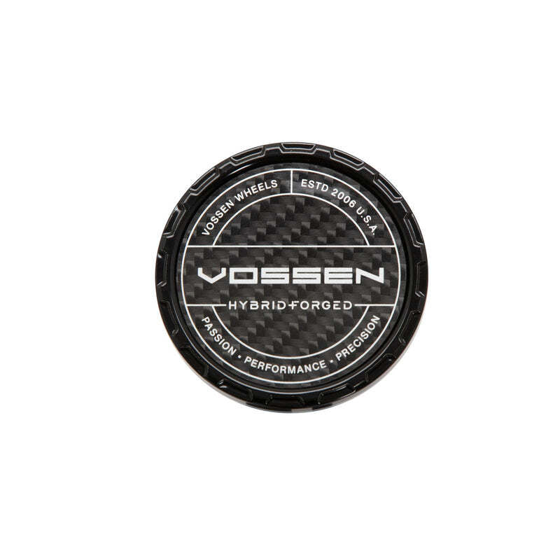 Vossen HF Carbon Billet Sport Cap 2.0 - Large (VHFL) - Gloss Black - Twill Weave (Gloss) - CAPBSC2-LG-HF-BC-W