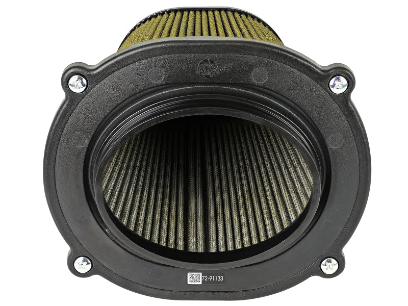 aFe Quantum Pro Guard 7 Air Filter Inverted Top - 5.5inx4.25in Flange x 9in Height - Dry PG7 - 72-91133