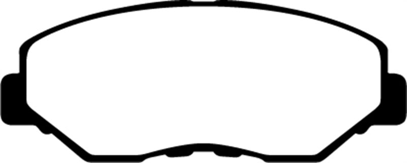 EBC 02-04 Honda CR-V 2.4 Greenstuff Front Brake Pads - DP61655