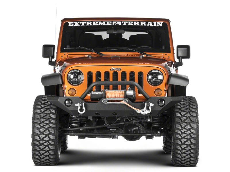 Raxiom 07-18 Jeep Wrangler JK 20-In Light Bar Hood Mounting Brackets - J106742